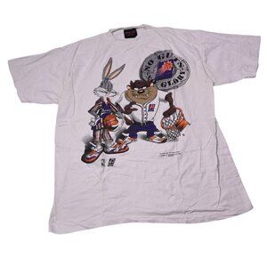 America's Favorites Vintage 90s Looney Tunes Phoenix Suns T-Shirt in White